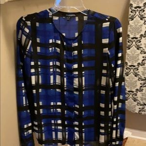 Multi colored blouse by Eva Longoria